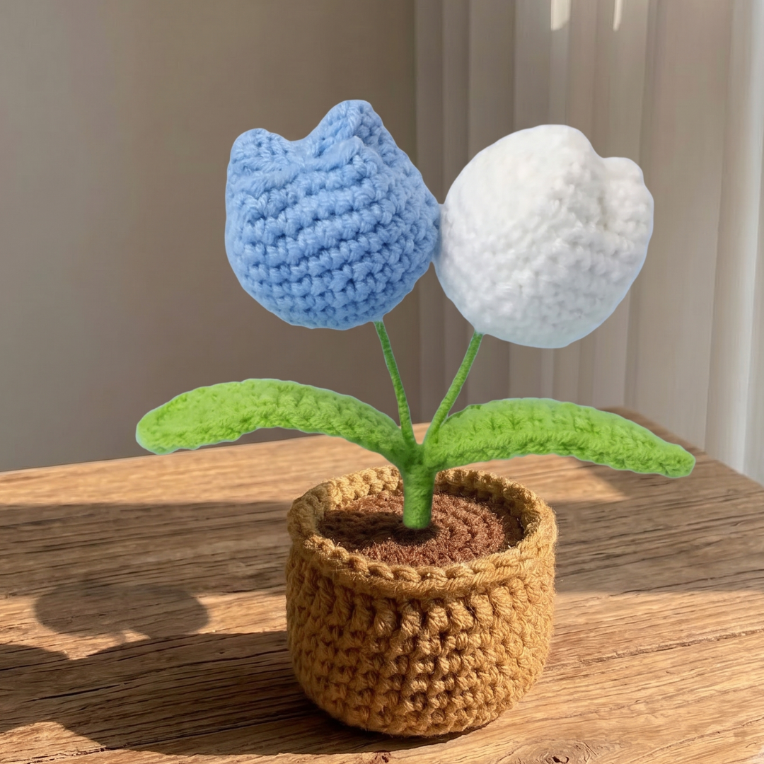 Tulipán de Crochet Artesanal