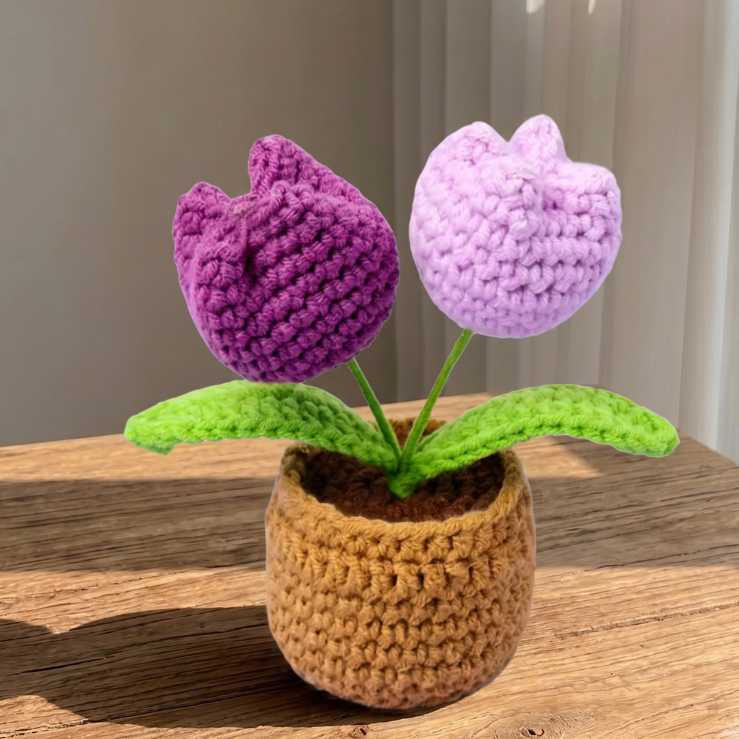 Tulipán de Crochet Artesanal