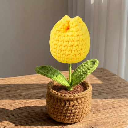 Tulipán de Crochet Artesanal