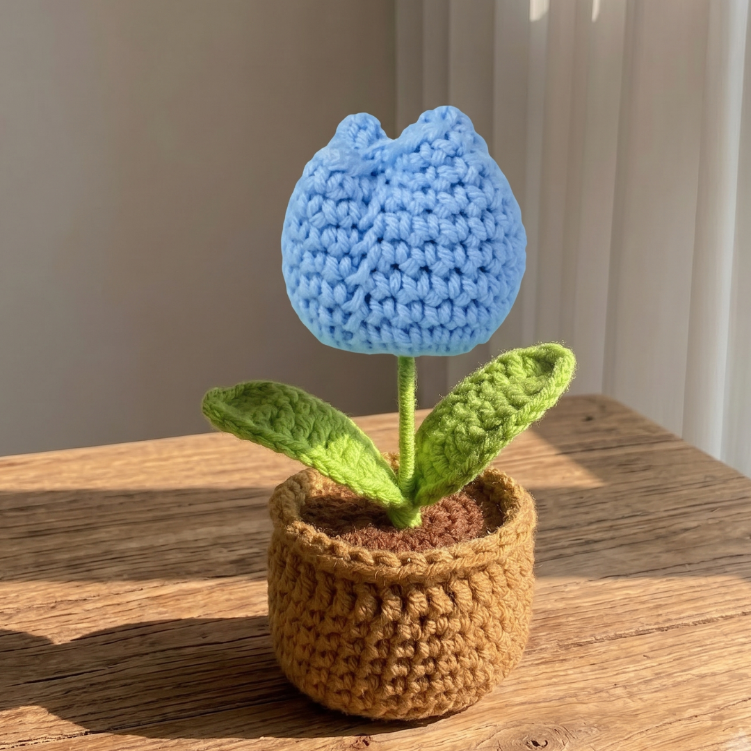 Tulipán de Crochet Artesanal