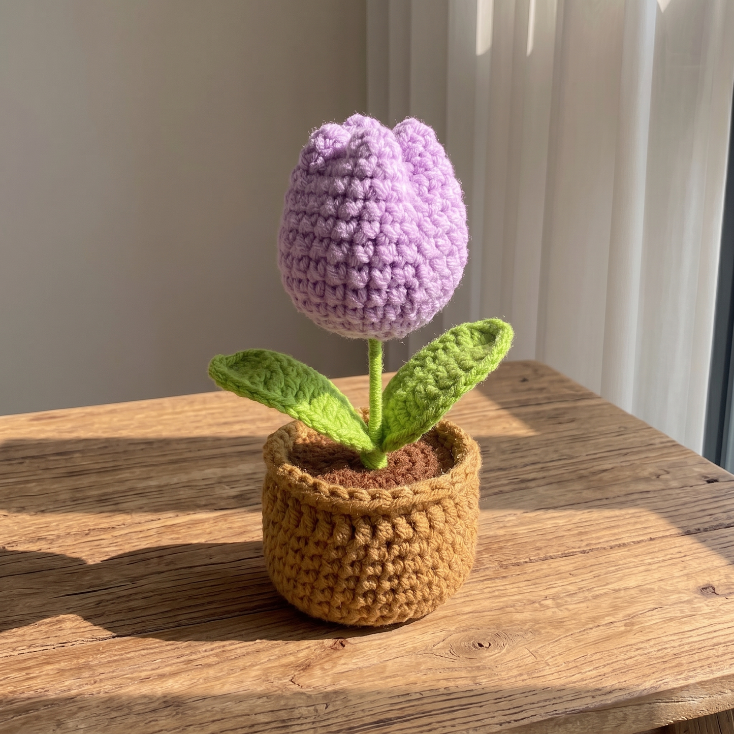 Tulipán de Crochet Artesanal